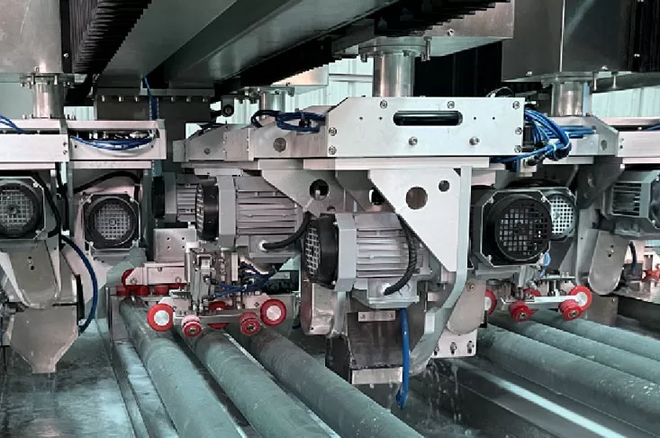 هيكل آلة شطف الزجاج