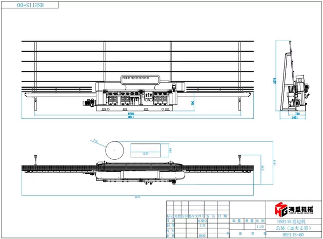 آلة تحفيط الخطوط الزجاجية المستقيمة