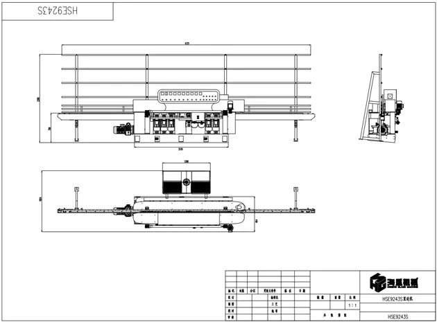 آلة تحفيط الخطوط الزجاجية المستقيمة