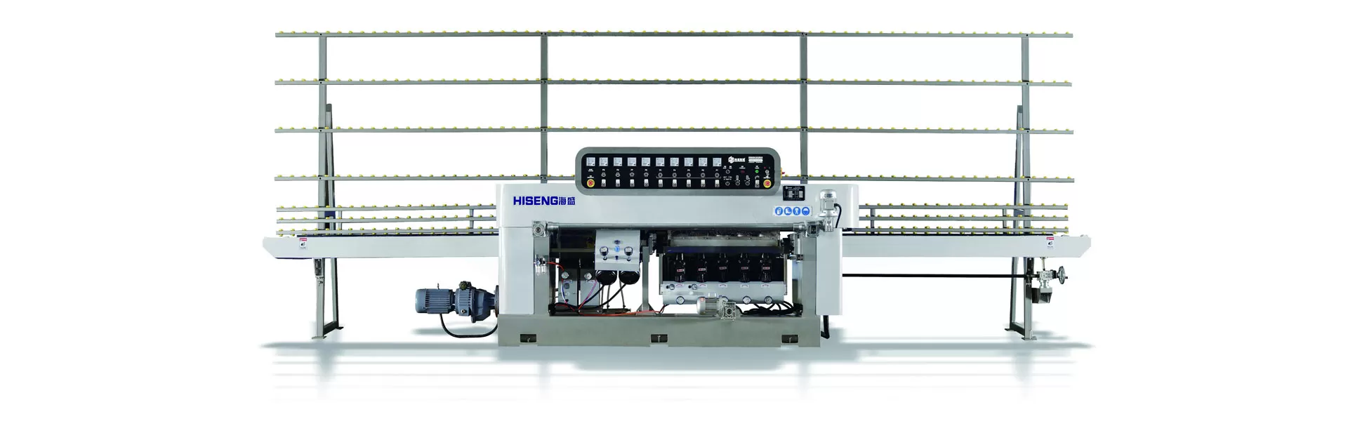 خط الزجاج المستقيم آلة تحفيز متعددة (Mitering)